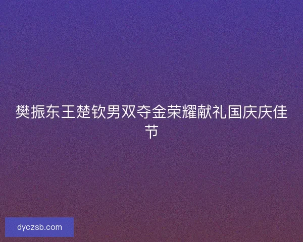 樊振东王楚钦男双夺金荣耀献礼国庆庆佳节